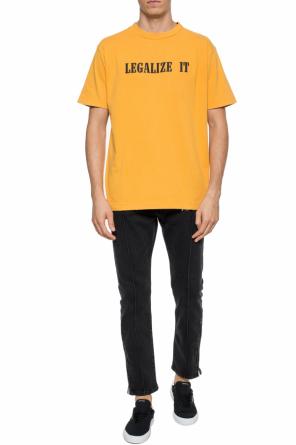 T-shirt with a raw finish, zdjęcie 2 T-shirt with a raw finish od Palm Angels